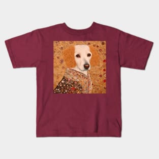 Klimt Dog with Brown Eyes Kids T-Shirt